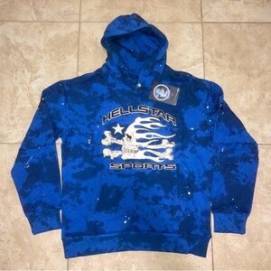 Hellstar Sports Blue Graphic Hoodie